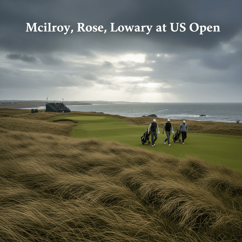McIlroy, Rose, Lowry at US Open