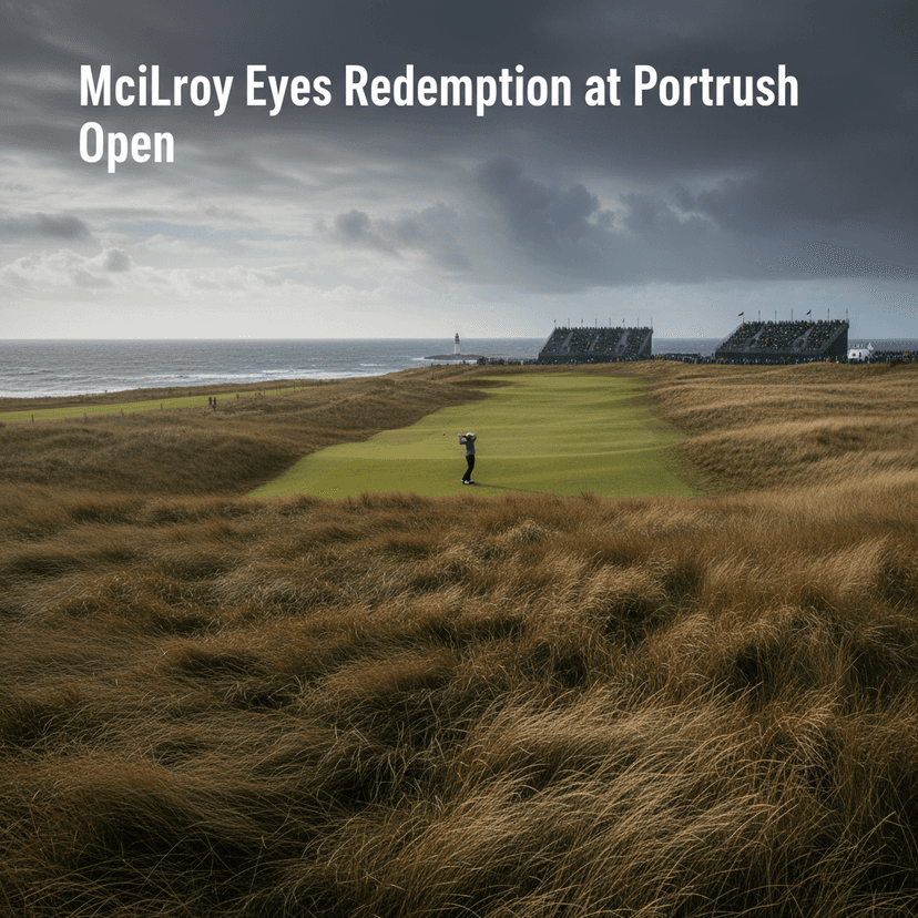 McIlroy Eyes Redemption at Portrush Open