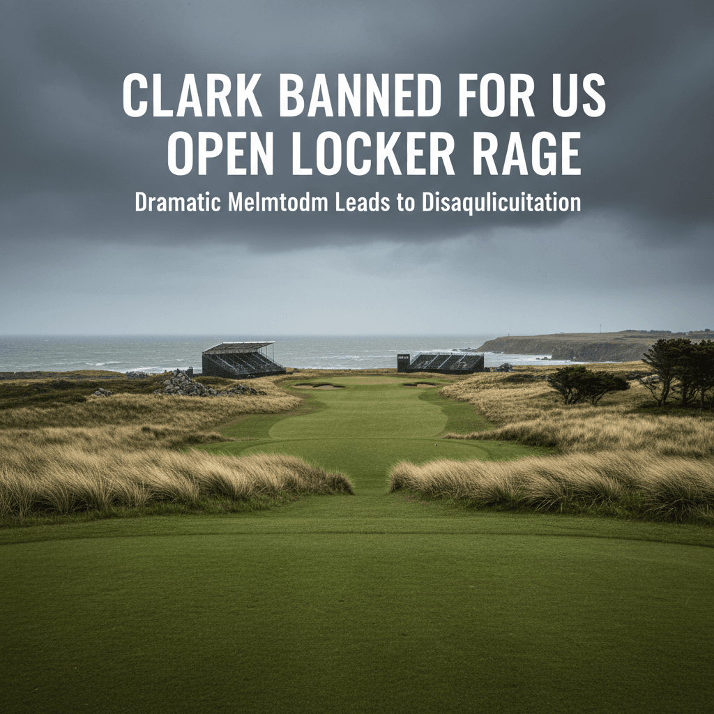 Clark Banned for US Open Locker Rage