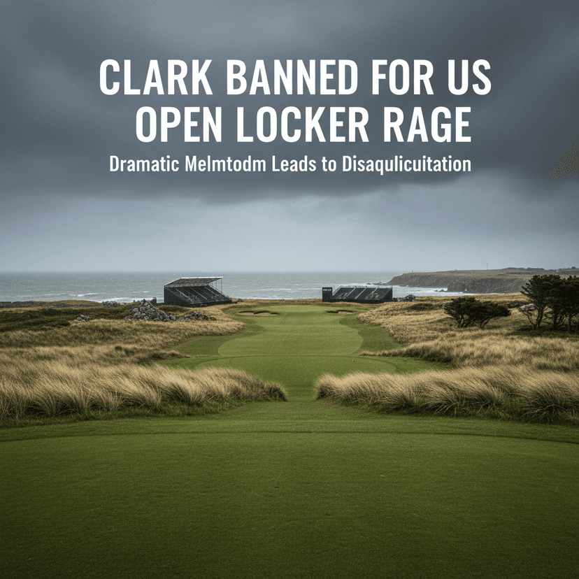 Clark Banned for US Open Locker Rage