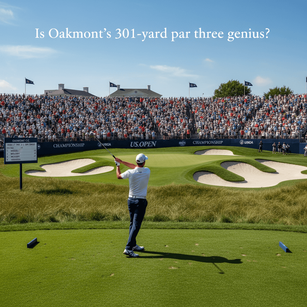 Is Oakmont's 301-yard par three genius?