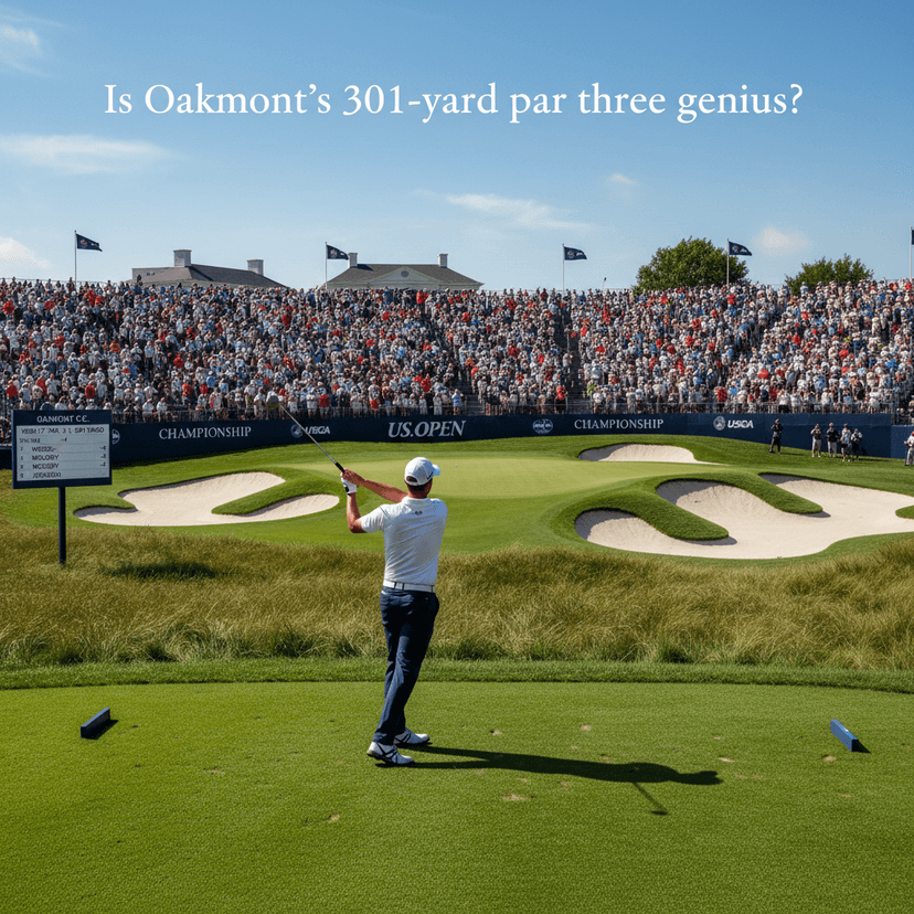 Is Oakmont's 301-yard par three genius?