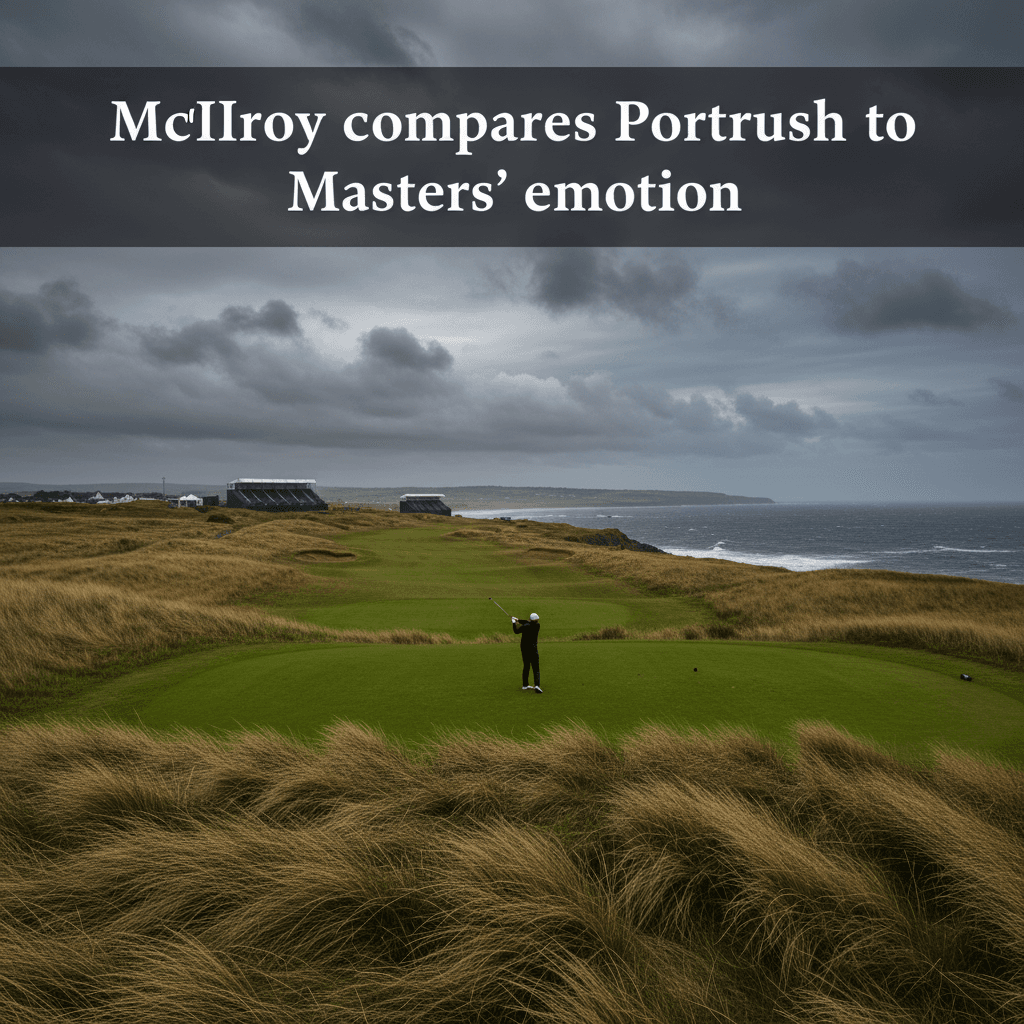 McIlroy compares Portrush to Masters' emotion