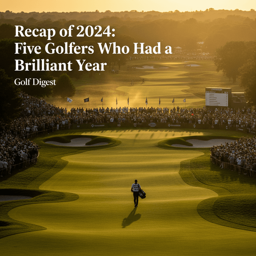 Recap of 2024: Five Golfers Who Had a Brilliant Year