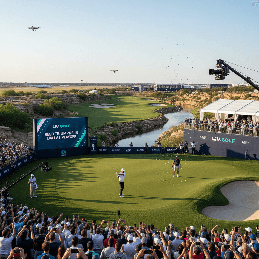 Reed Triumphs in LIV Golf Dallas Playoff