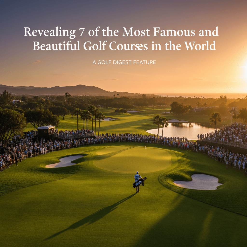 Revealing 7 of the Most Famous and Beautiful Golf Courses in the World