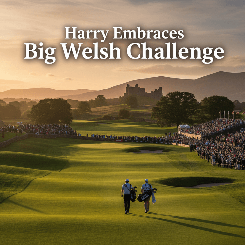 Harry Embraces Big Welsh Challenge