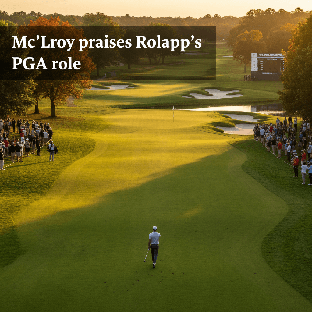 McIlroy praises Rolapp's PGA role