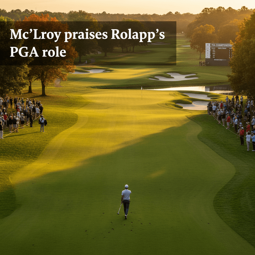 McIlroy praises Rolapp's PGA role