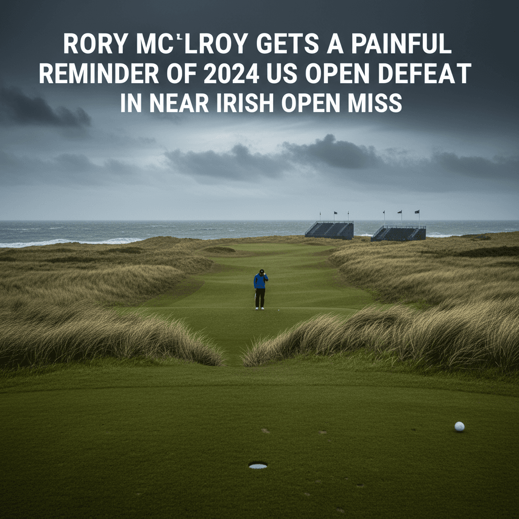 Rory McIlroy Gets a Painful Reminder of 2024 US Open Defeat in Near Irish Open Miss
