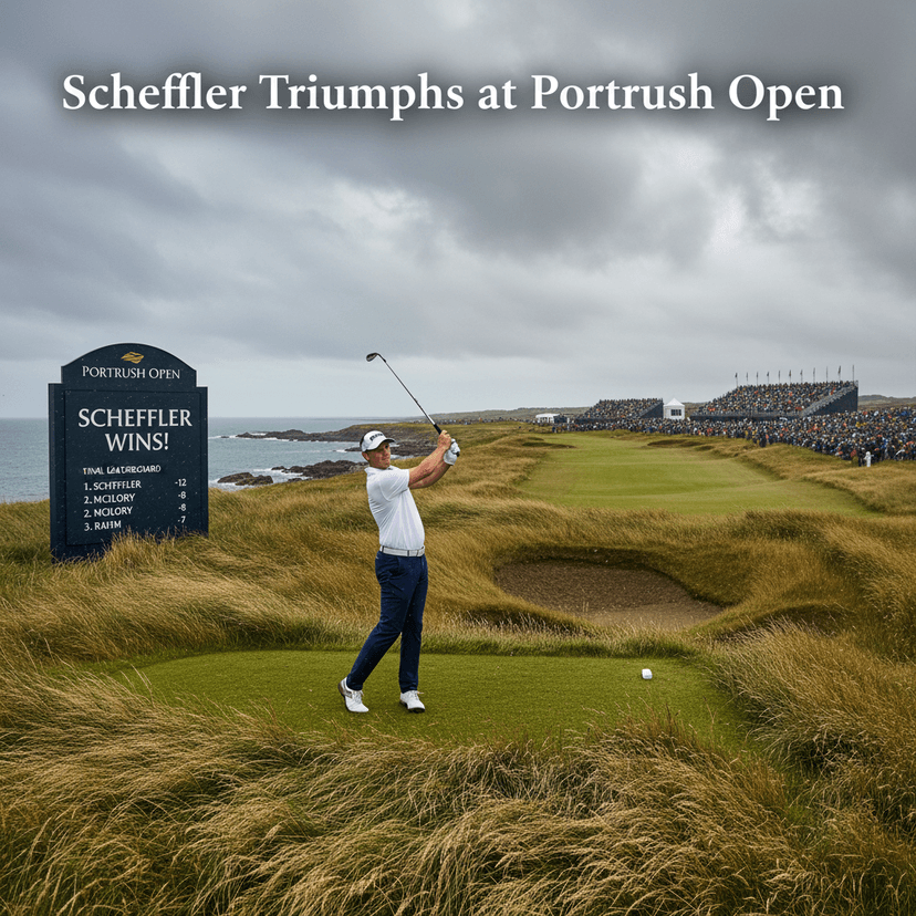 Scheffler Triumphs at Portrush Open