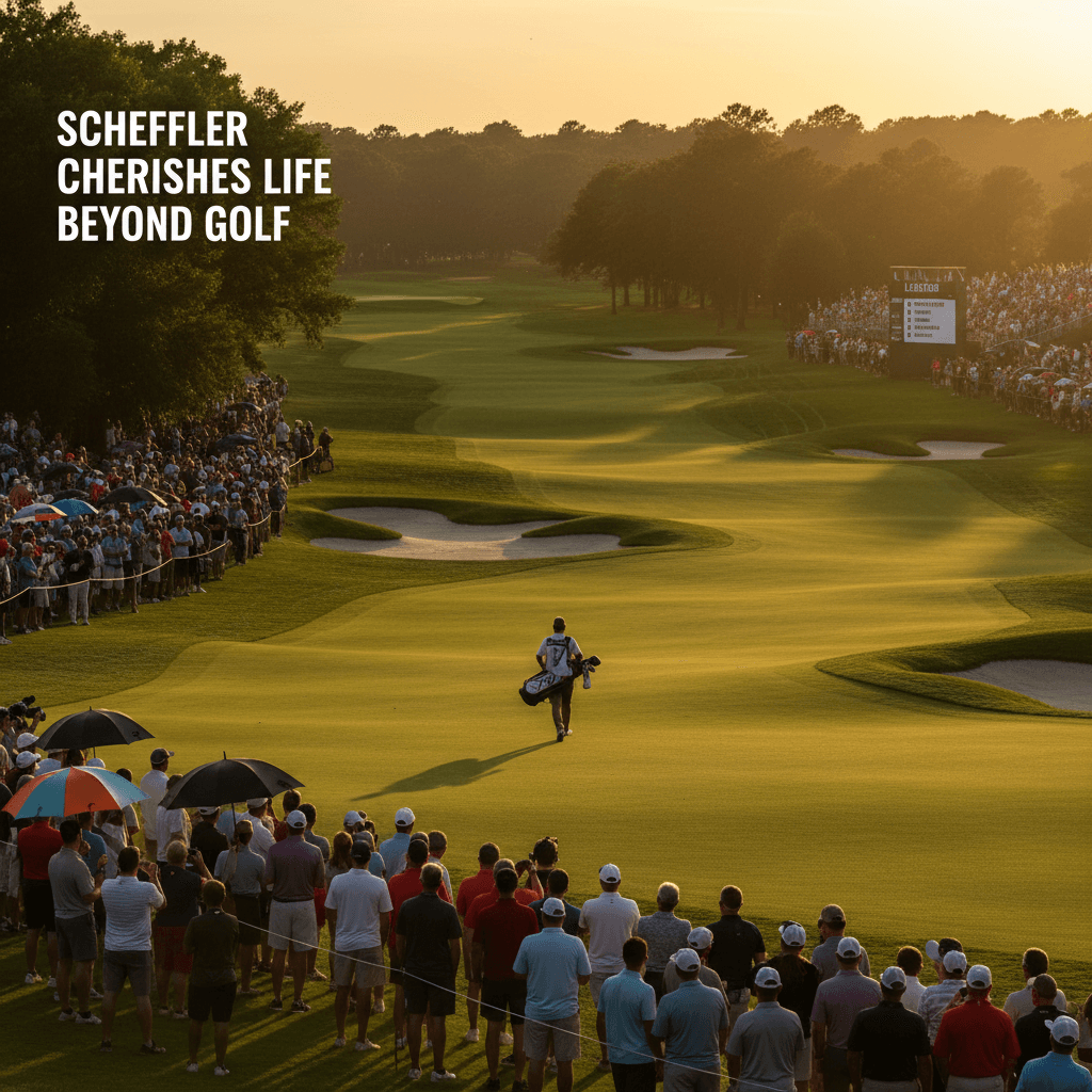 Scheffler cherishes life beyond golf
