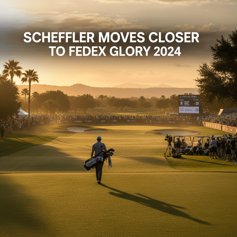 Scheffler moves closer to FedEx glory 2024