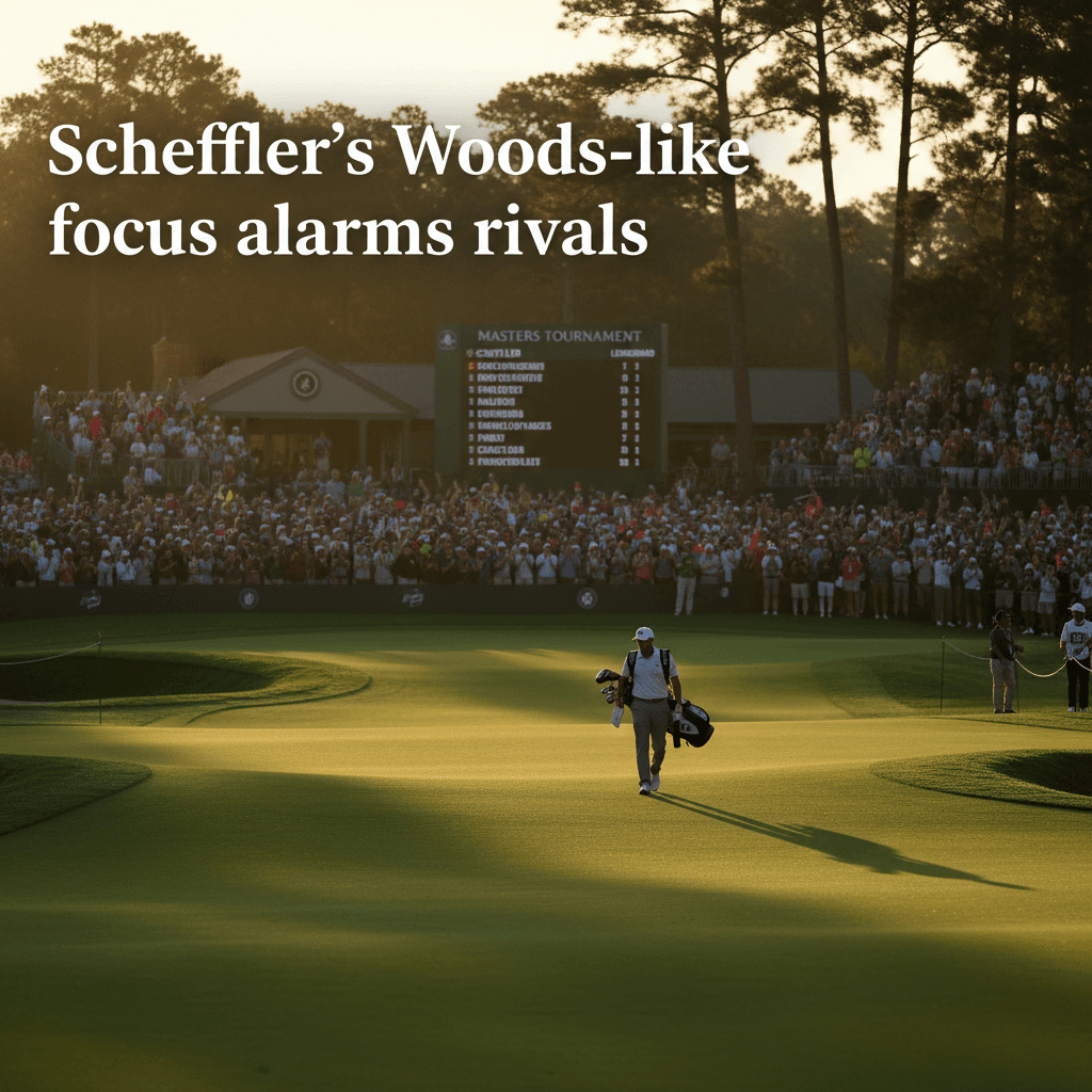 Scheffler's Woods-like focus alarms rivals