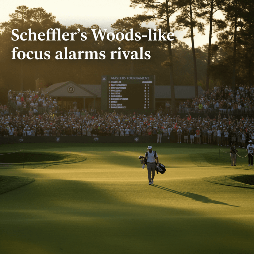 Scheffler's Woods-like focus alarms rivals