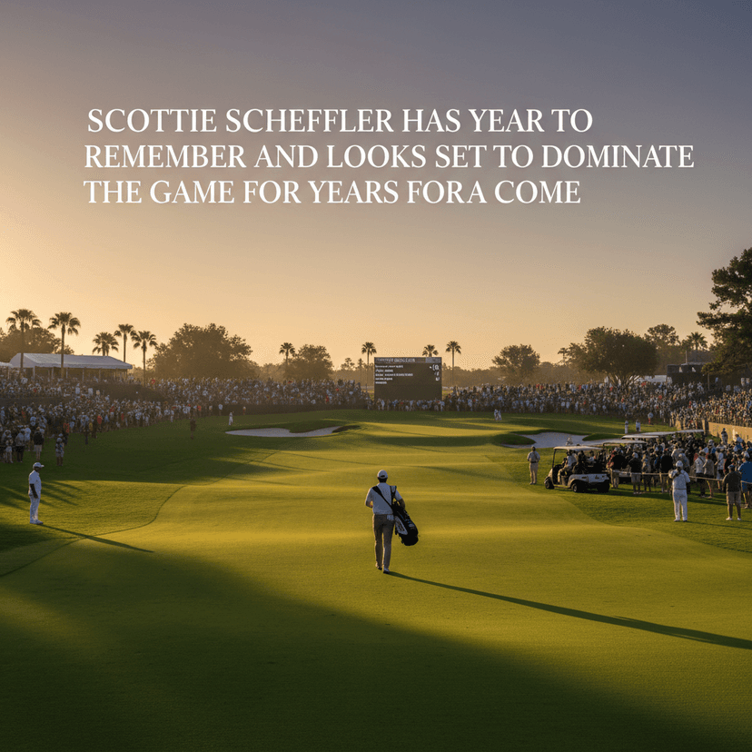 Scottie Scheffler has year to remember and looks set to dominate the game for years to come