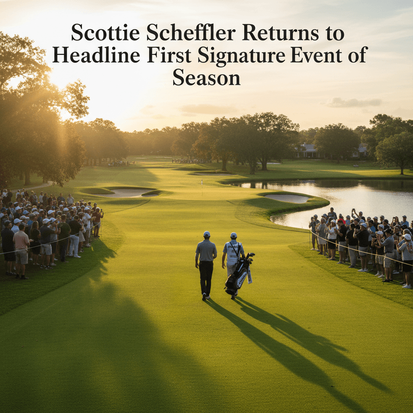 Scottie Scheffler Returns to Headline First Signature Event of The Season