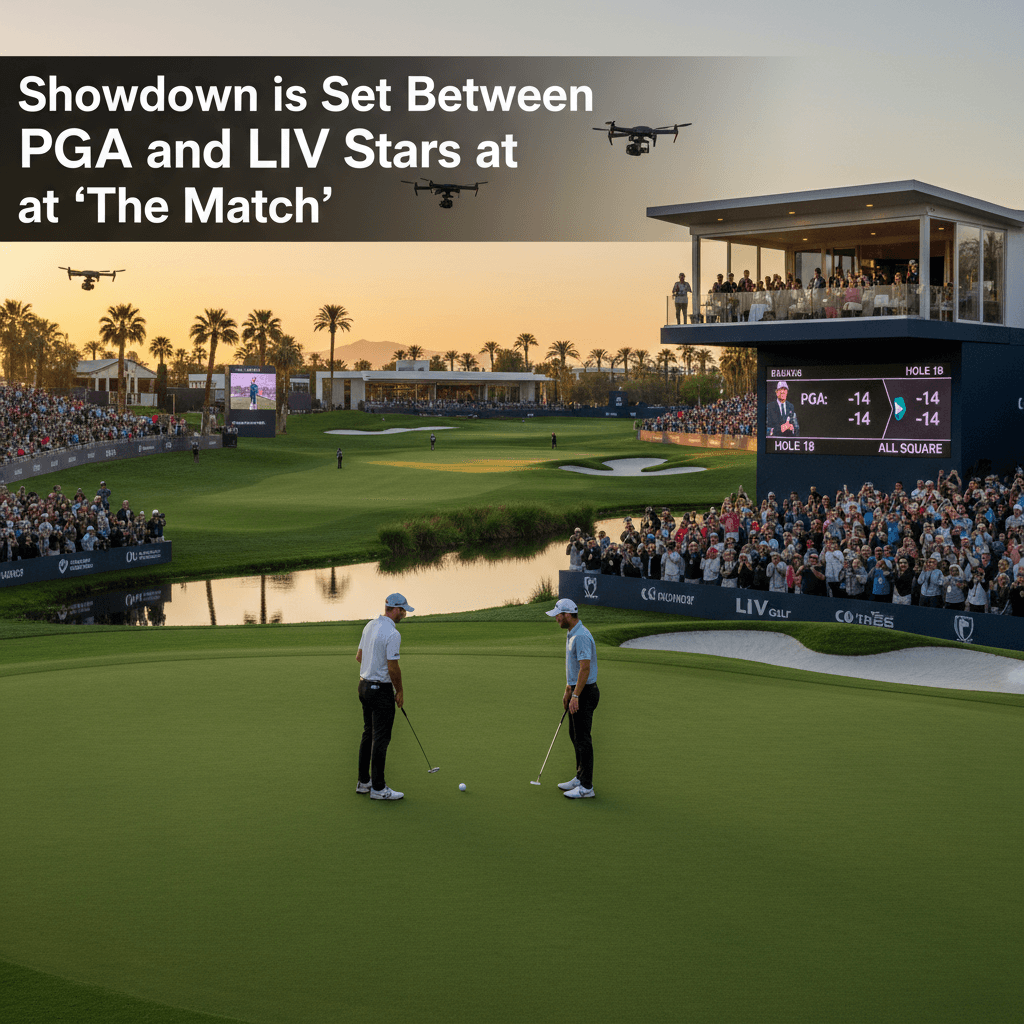 Showdown is Set Between PGA and LIV Stars at ‘The Match’