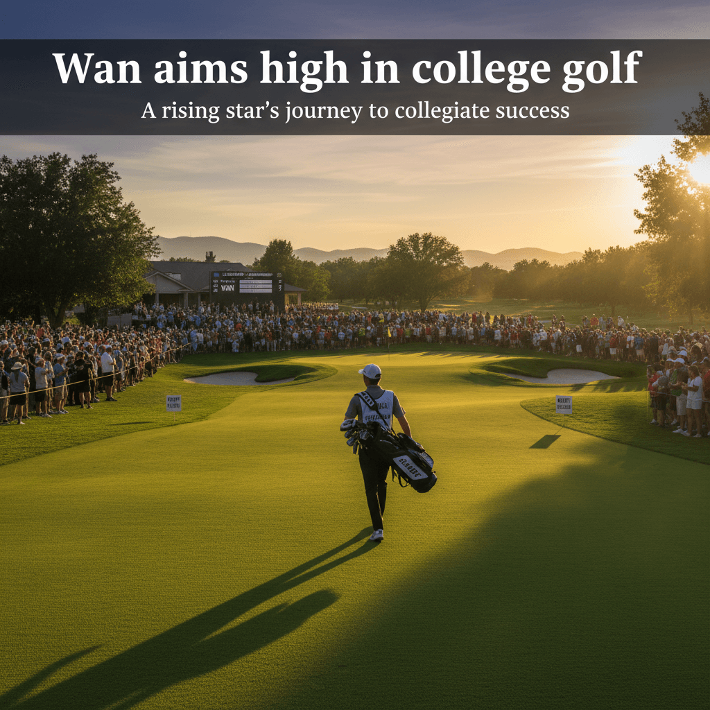 Wan aims high in college golf