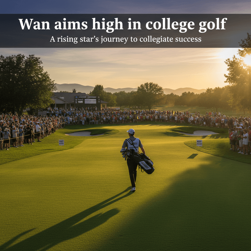 Wan aims high in college golf