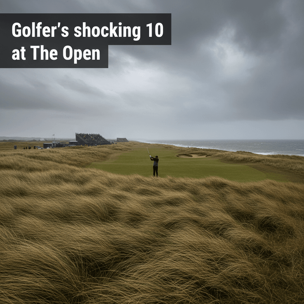 Golfer's shocking 10 at The Open