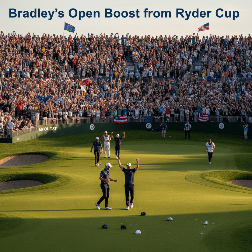 Bradley's Open Boost from Ryder Cup