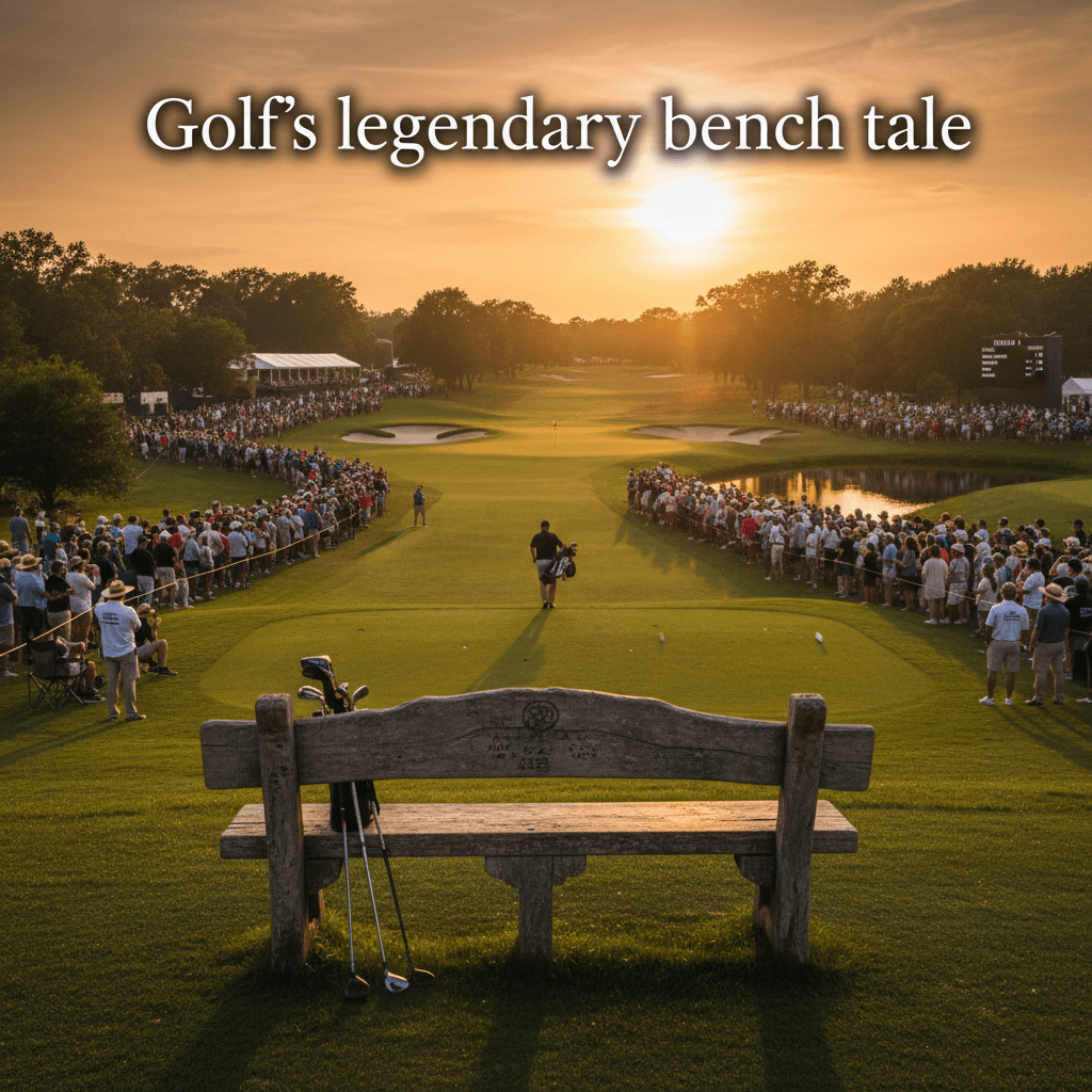 Golf's legendary bench tale