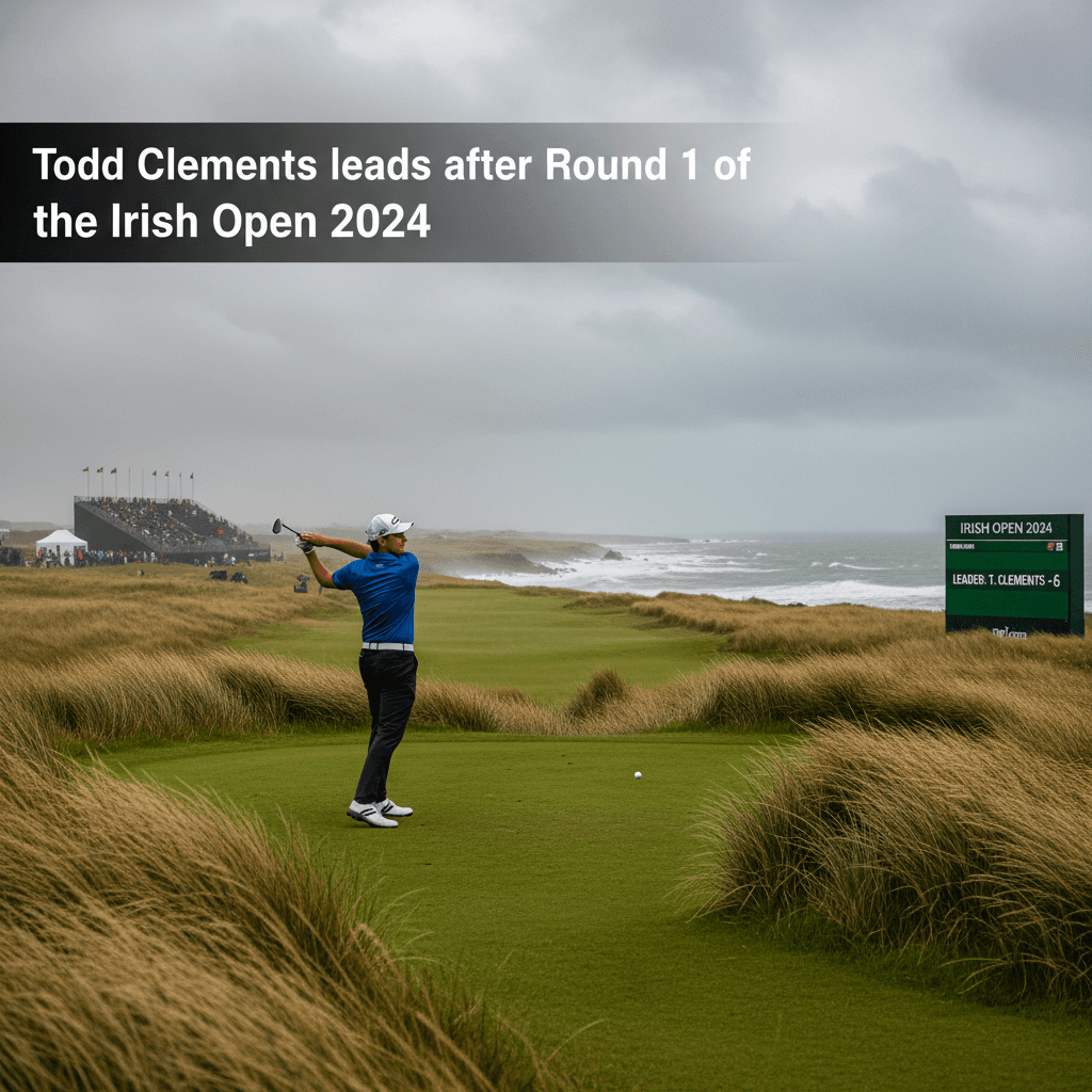 Todd Clements leads after Round 1 of the Irish Open 2024
