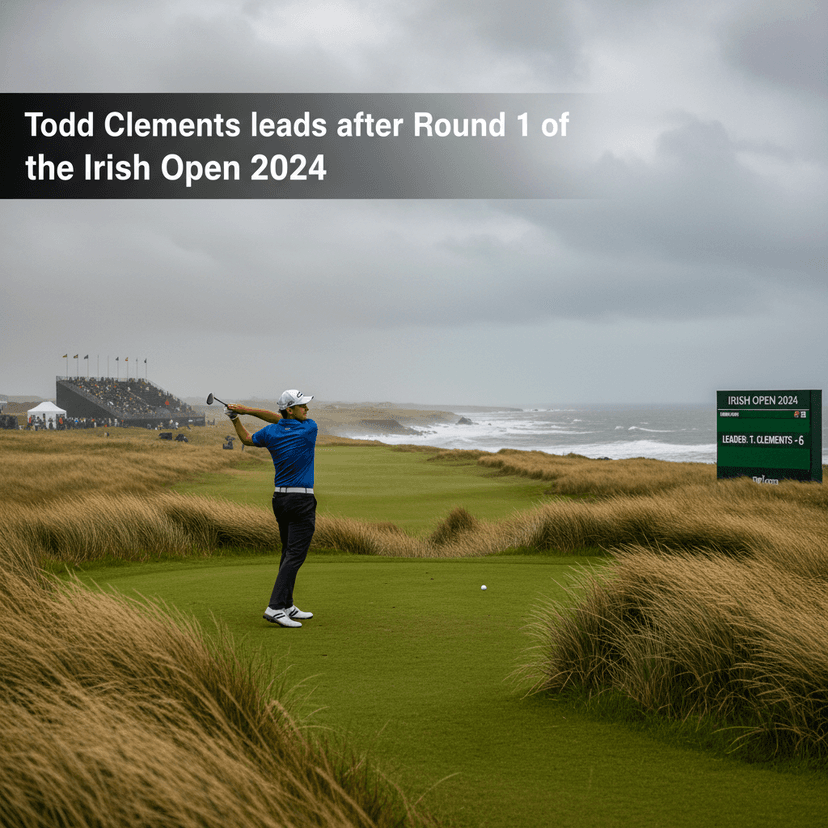 Todd Clements leads after Round 1 of the Irish Open 2024