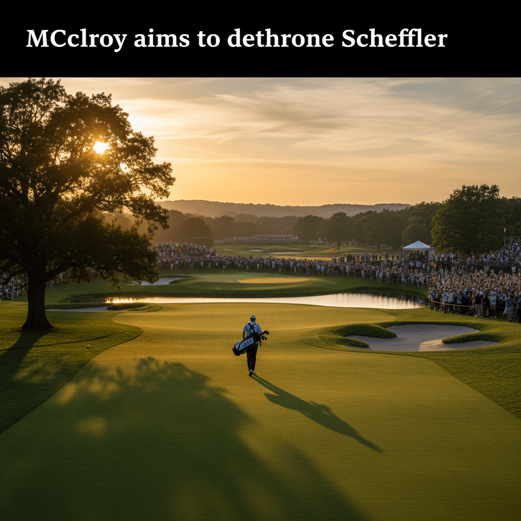 McIlroy aims to dethrone Scheffler