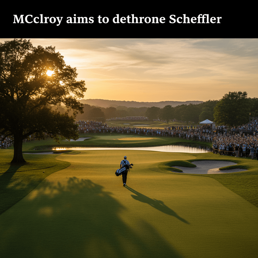 McIlroy aims to dethrone Scheffler