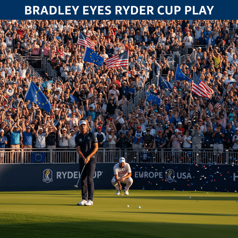 Bradley Eyes Ryder Cup Play