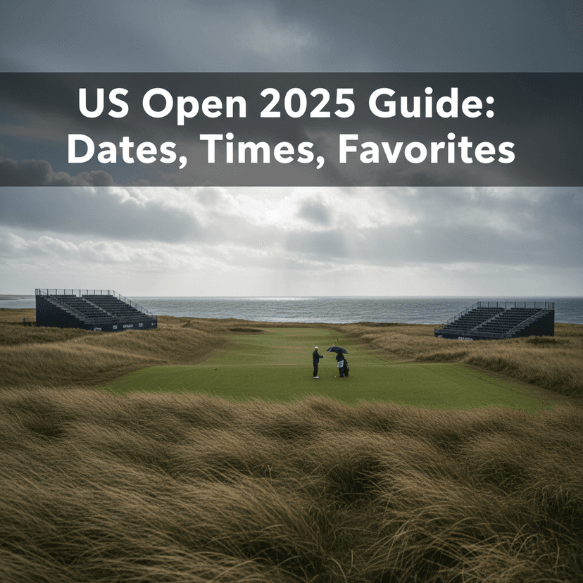 US Open 2025 Guide: Dates, Times, Favorites