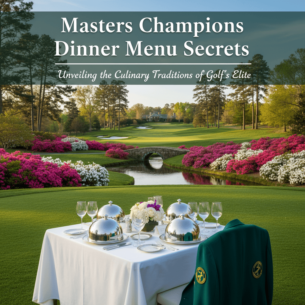 Masters Champions Dinner Menu Secrets