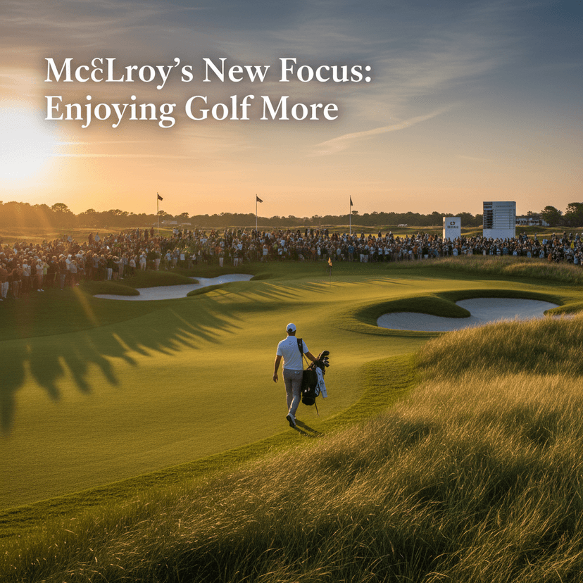 McIlroy's new focus: Enjoying golf more