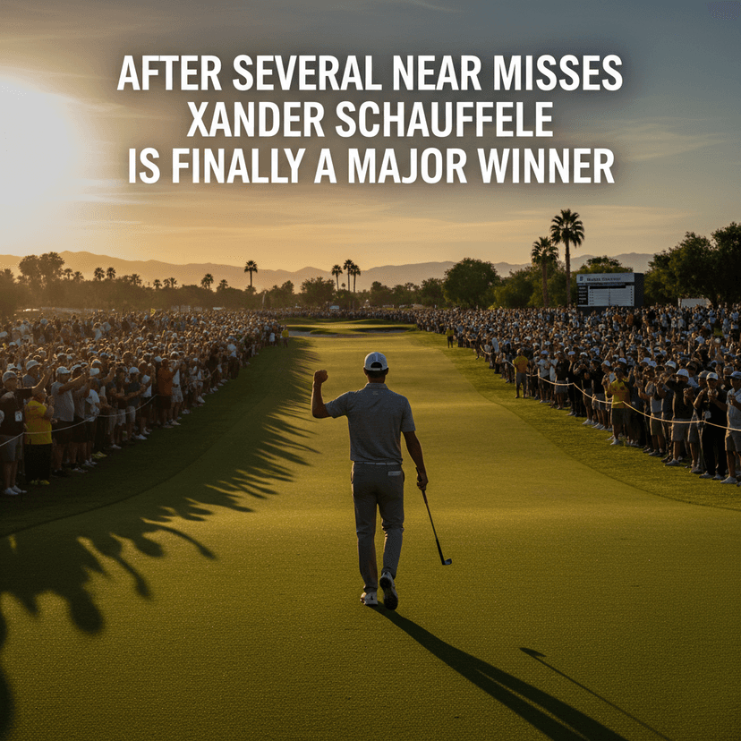 After Several Near Misses Xander Schauffele is Finally a Major Winner