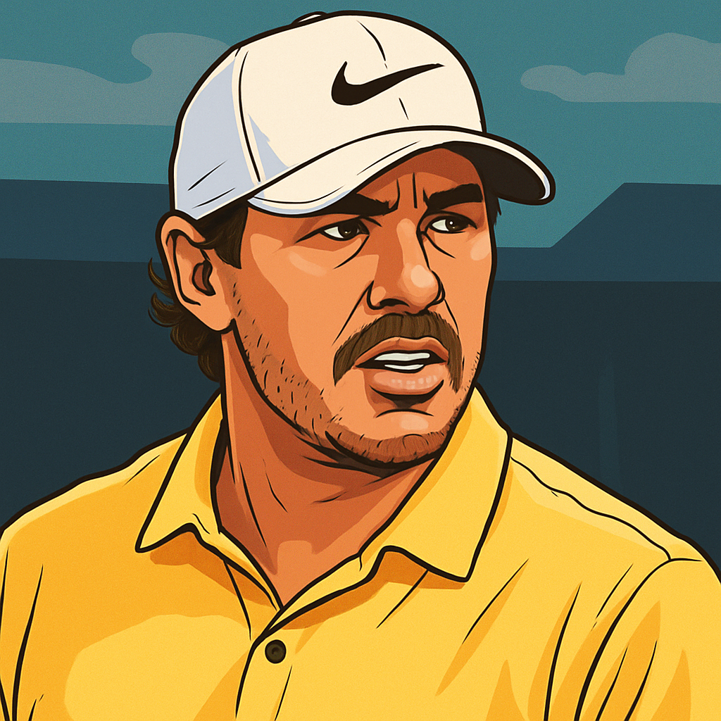 Koepka's errant shot stirs LIV event