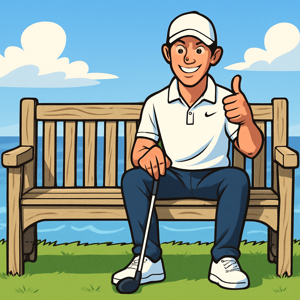 Golf's legendary bench tale