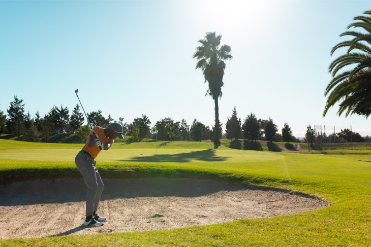 Despite changing conditions, Davis Thompson leads through the first two rounds